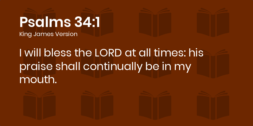 Psalm 34:1-3