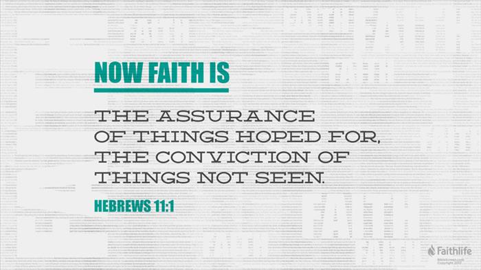 Hebrews 11:1